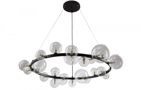 Фото светильника AGATA SP24 BLACK/TRANSPARENTE