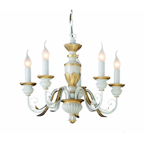 Фото светильника Firenze Sp5 Bianco Antico